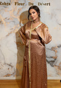 Caftan léopard - avec ceinture